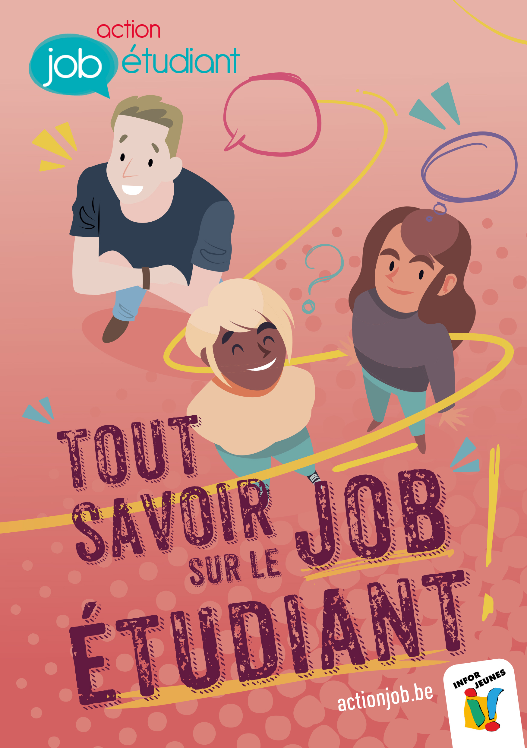 La brochure Tout savoir sur le job étudiant d’Infor Jeunes