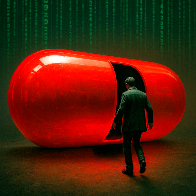 Image illustration de la manosphère et de la Red Pill