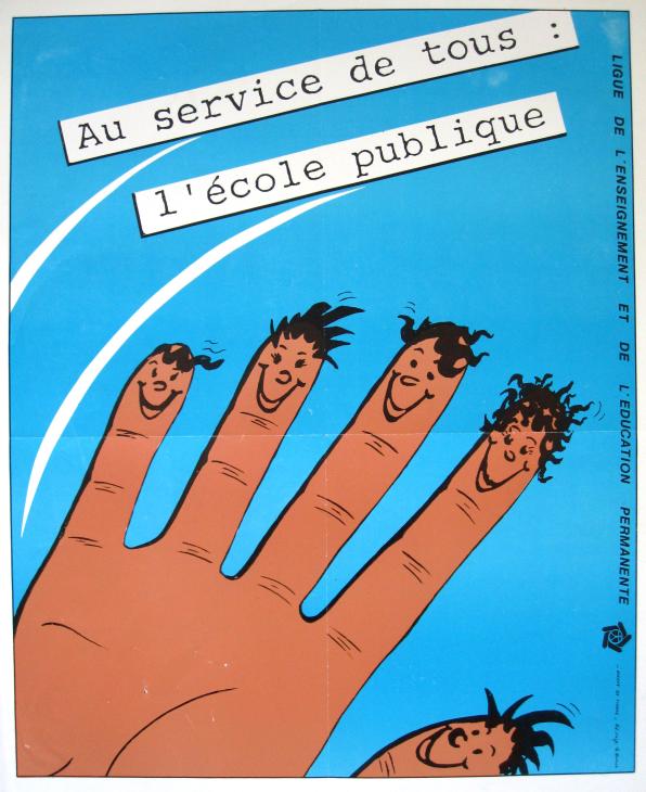 Affiche sur l'école publique