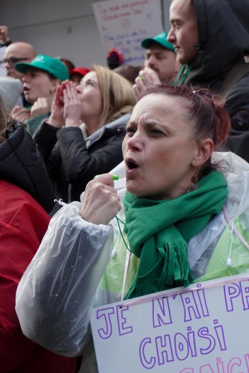 Photo de la manifestation des enseignants du 27 janvier 2025