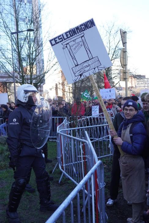 Photo de la manifestation des enseignants du 27 janvier 2025