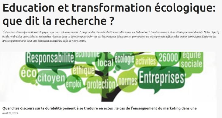 blog eco-education-recherche