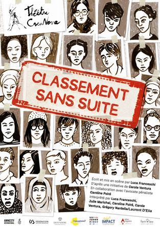 Classement sans suite, par Luca Franceschi et la compagnie Théâtre CreaNova