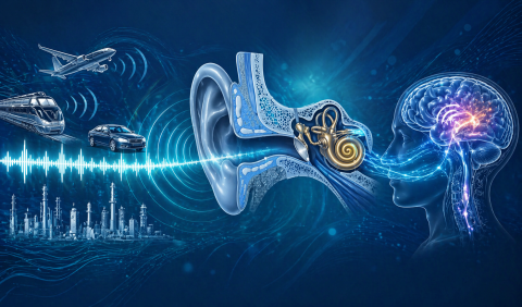 chemin du son dans l'oreille au cerveau