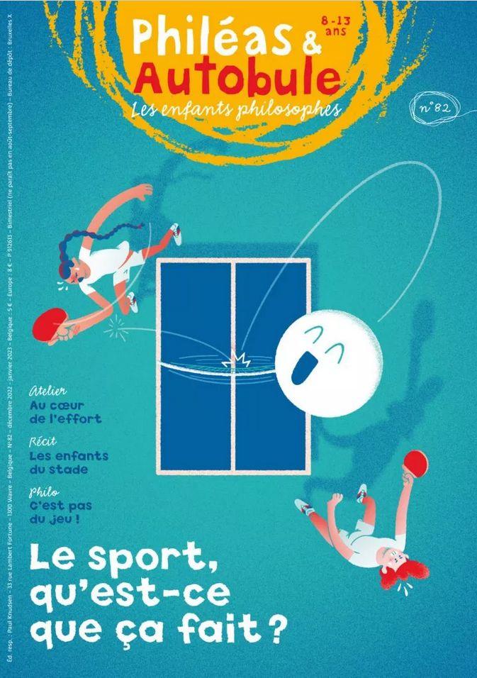 Couverture de la revue "Le sport, qu'est-ce que ça fait ?" de Philéas & Autobule