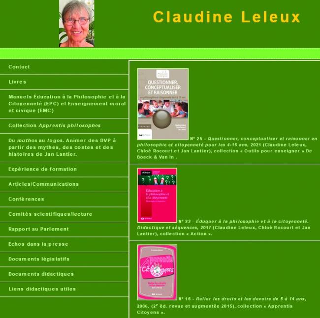 Claudine Leleux blog